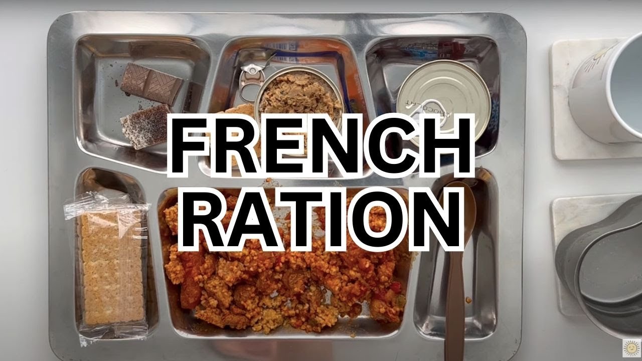 French RIER Menu 1 Chicken Couscous Ration Review | French MRE Taste ...