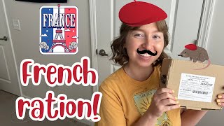 French RIER Menu 1 Chicken Couscous Ration Review | French MRE Taste Test