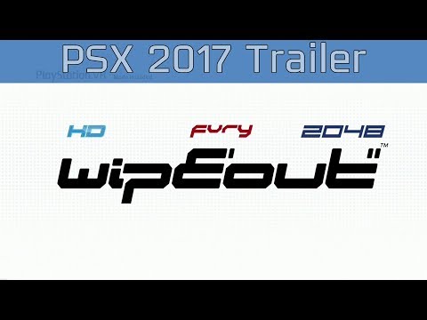 Wipeout VR - PSX 2017 Reveal Trailer [HD]