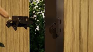 SLIPFENCE Outswing Gate Latch Instructions
