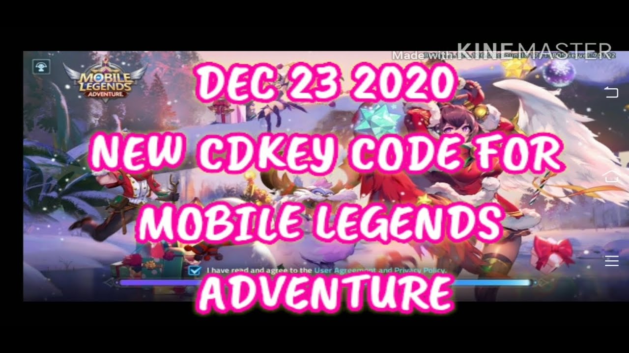 DEC 23 2020 - NEW CDKEY CODE FOR ML ADVENTURE