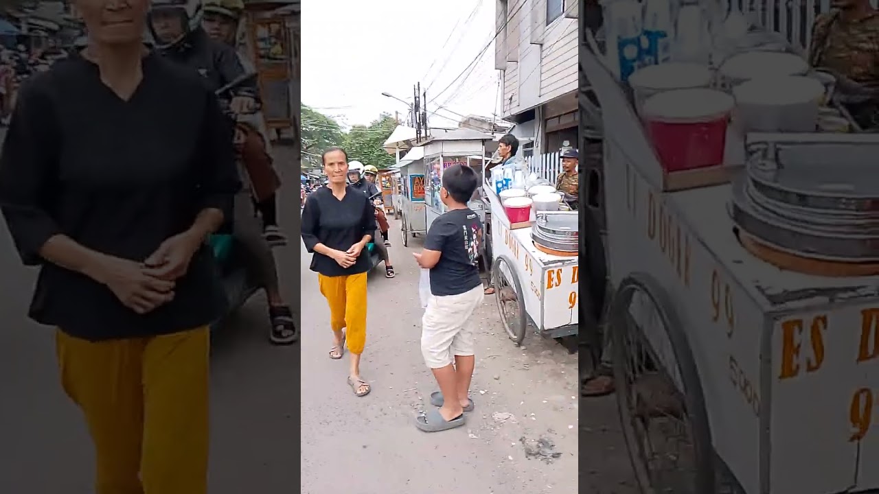 Puasa hari ke 4 cari ta'jil buat berbuka bayak makanan di jalan Pasar Halteu (stasiun andir)