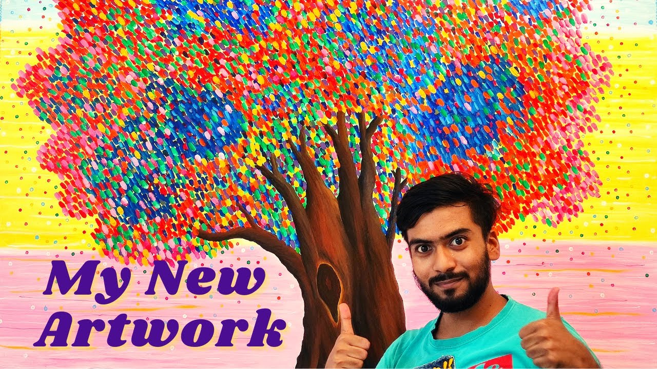 Vlog 4 ~ My New Wall Painting || Wall Painting Design Ideas || Artwork || Color Work