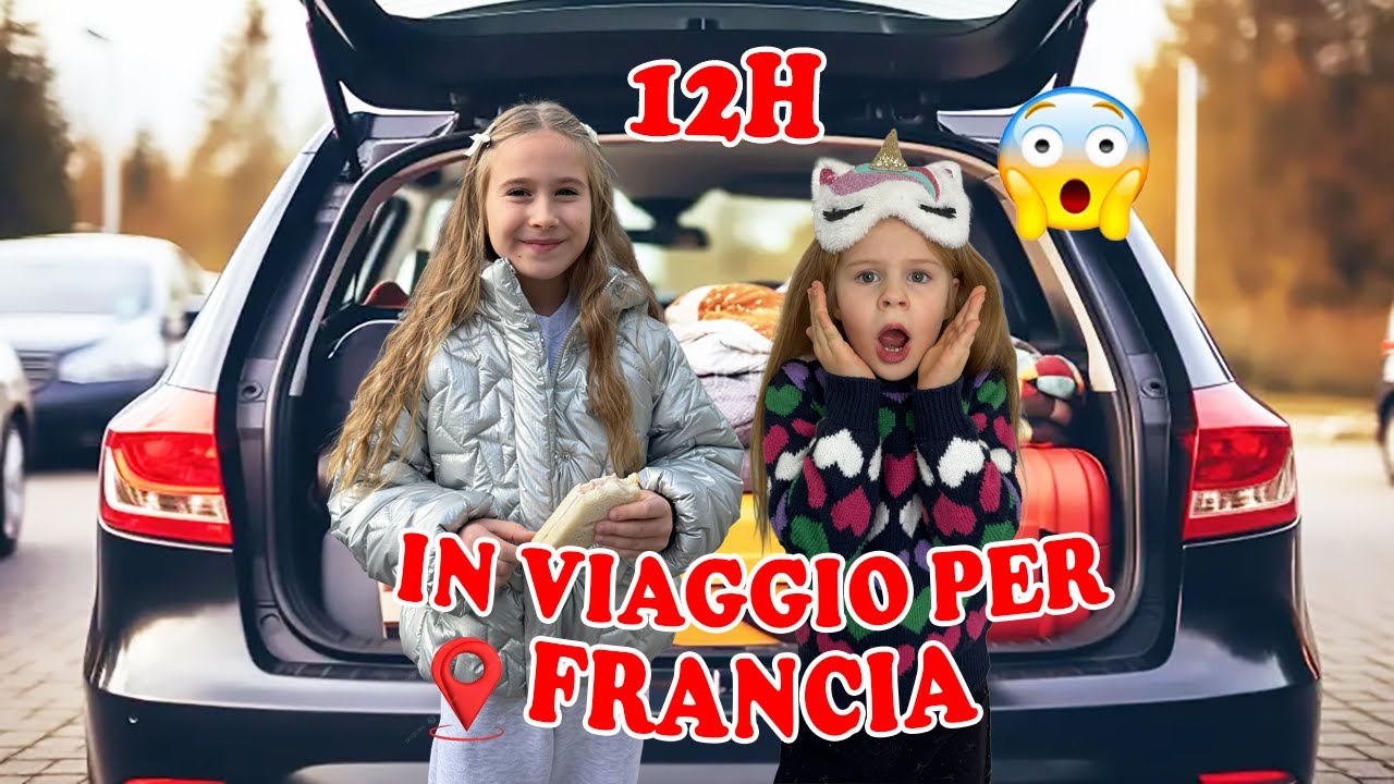 IN VIAGGIO PER FRANCIA VLOG 12 ORE di MACCHINA 😱