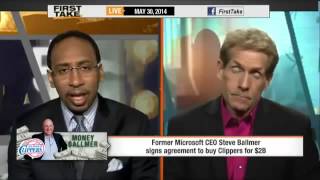 Steve Ballmer Buys the Clippers for $2 Billion!    ESPN First Take