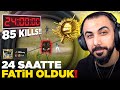 24 saat araliksiz fathe kasma challenge 85 kills  destansi erevey aldik  pubg mobile