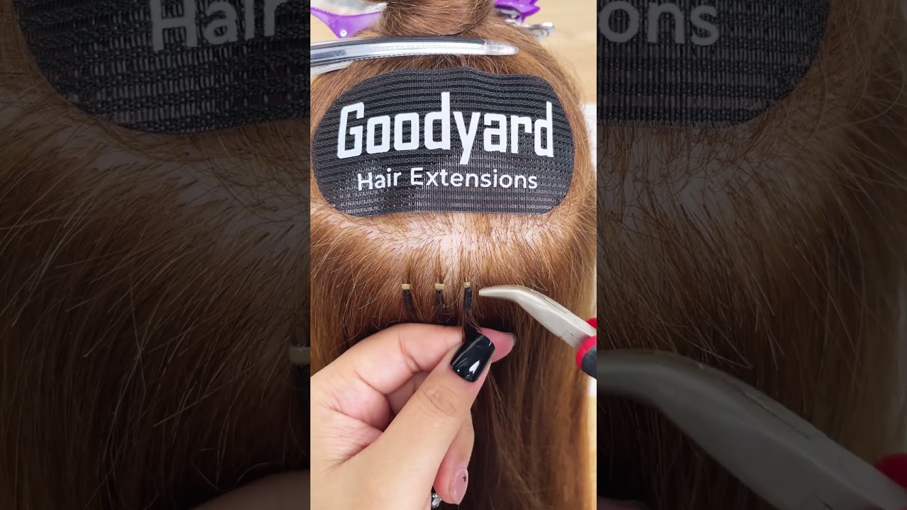 How to make elastic nano ring hair extensions?