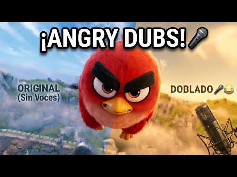 ¿ANGRY BIRDS CON DOBLAJE? ¡MIRA ESTO! 🎤😂 | ESPECIAL 30k