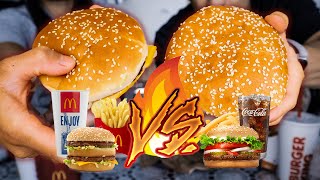 Which #1 is #1 | Big Mac Vs Whopper Taste Test Food Review Mukbang