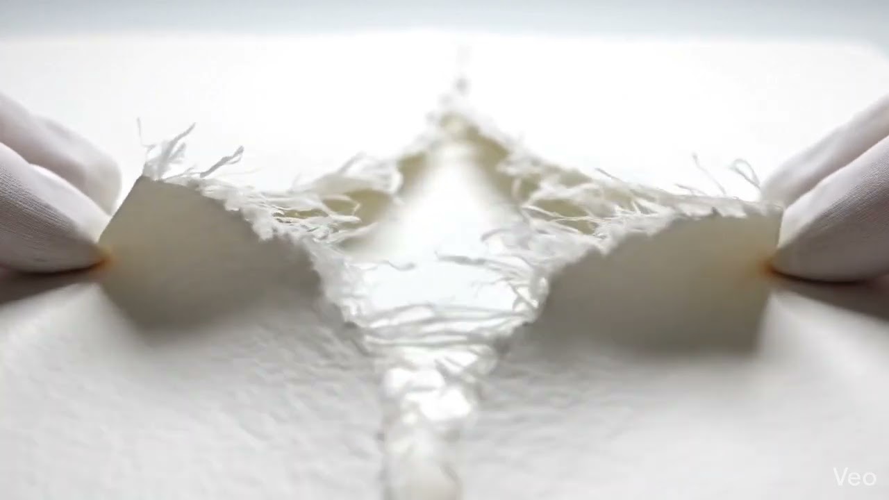 ASMR Paper Tear Video Generation