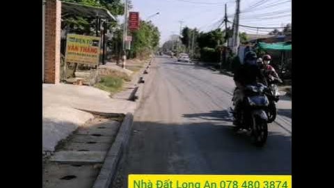 Bán đất thổ cư xã Phước Vân huyện Cần Đước Tỉnh Long An