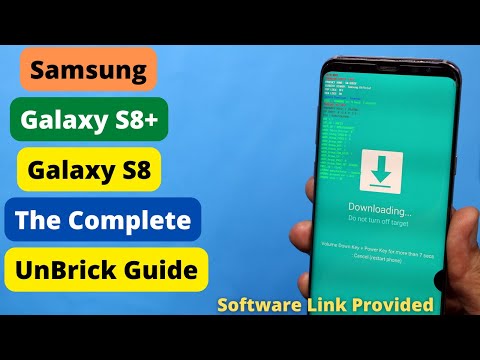 Разблокировка Galaxy S8+ Plus для прошивки стоковой прошивки на Galaxy S8+ S8