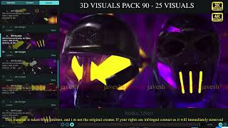 3D VisualPack # 90 - 25 Visuals