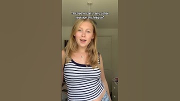 Literally the best revision method out there #studytok #study #revision #revise #activerecall