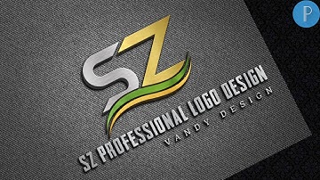 S Z 3D professional logo design on android pixellab tutorial[Vandy Design]