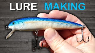 Jerkbait Lure Making- a how to guide on making wooden fishing