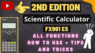 Casio Fx-991ES Plus 2nd Edition Scientific Calculator  Setup  Modes  Features and Functions