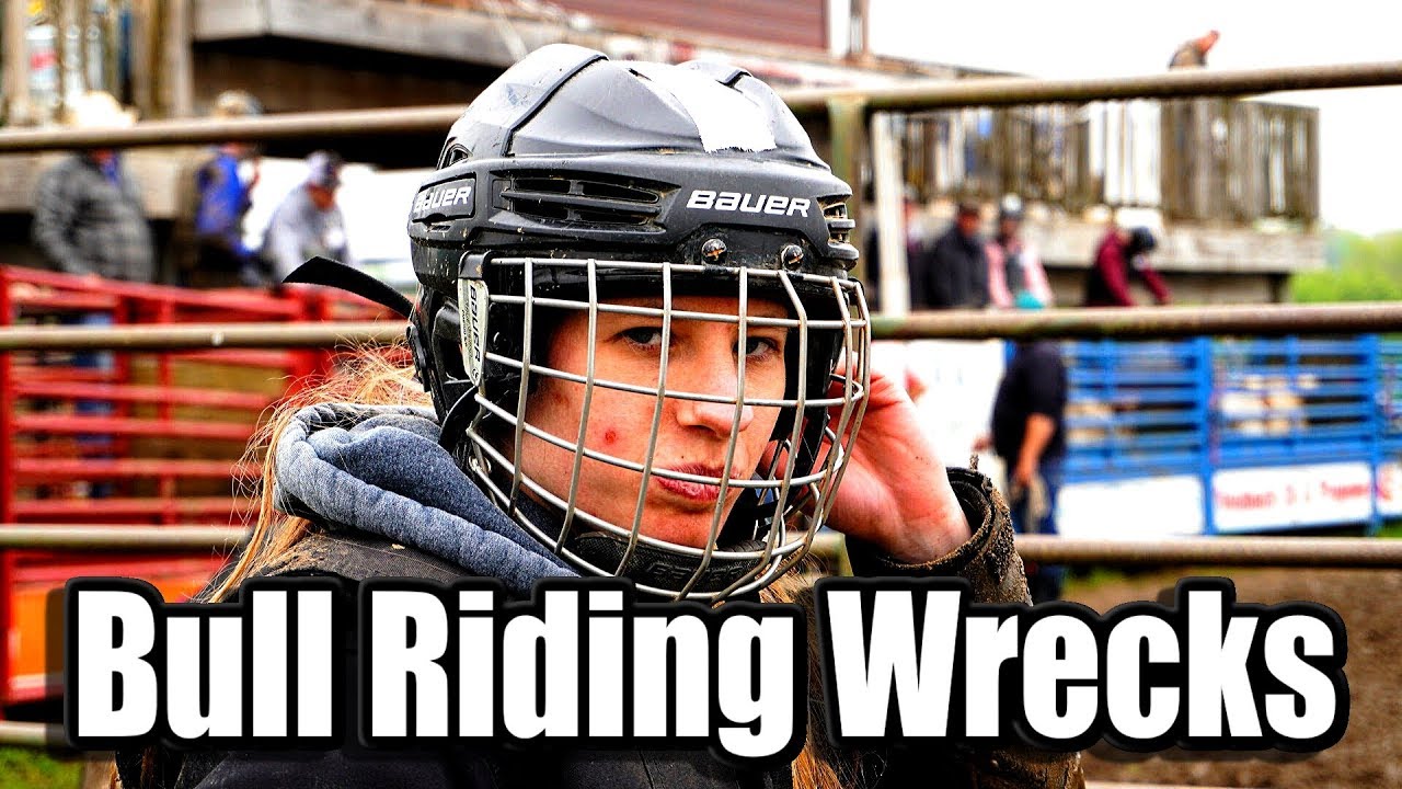 Best Bull Riding Wrecks and Rides of Sankey Rodeo School Viroqua