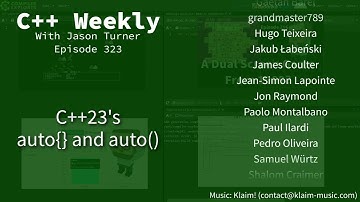 C++ Weekly - Ep 323 - C++23