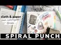 PLANNER | HOW TO PUNCH Cloth & Paper A5 Clear Customizable Spiral Binder | J Wong