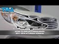 How to Replace Headlights 2011-2014 Hyundai Sonata