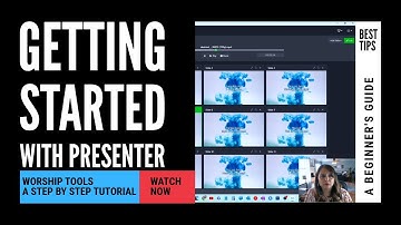 Getting Started with Worship Tools Presenter - A Beginner