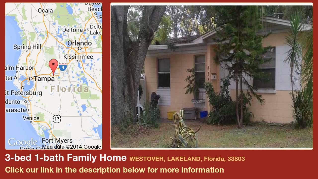 new homes in houston 3-bed 1-bath Family Home for Sale in Lakeland, Florida on florida-magic.com