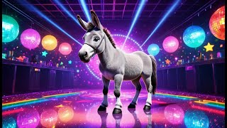 Dancing Donkey Disco Party! | Fun Donkey Dance Song for Kids | Disco Dance Adventure