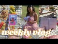 spend a few days with me 📖🍉(kindle makeover, organizing shelves, bookstagram photo shoot)WEEKLY VLOG