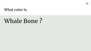 Whale Bone color #e5e7e5 hex color - Grey color - Warm color e5e7e5