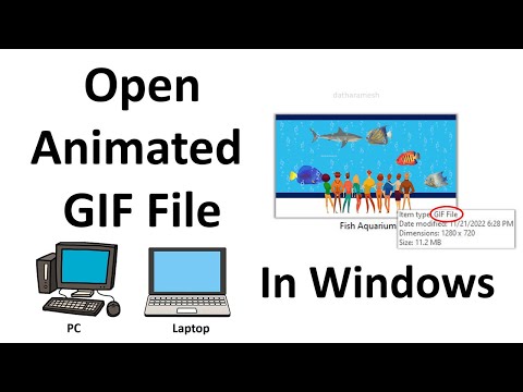 How to View Animated GIF File In Windows 10