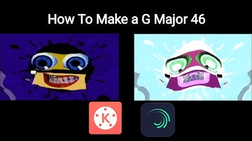 How To Make a G Major 46 On Kinemaster And Alight Motion.