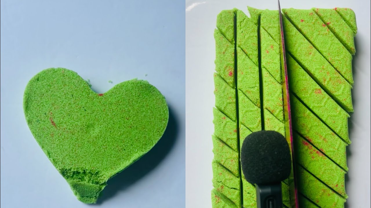 Very Satisfying Video Compilation 61 Kinetic Sand Cutting ASMR 