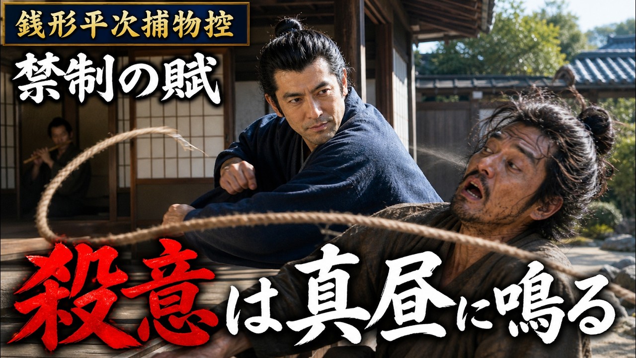 殺意は真昼に目を覚ます。【朗読】銭形平次捕物控 「禁制の賦」野村