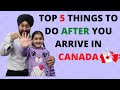 Top 5 things to do when you land in Canada