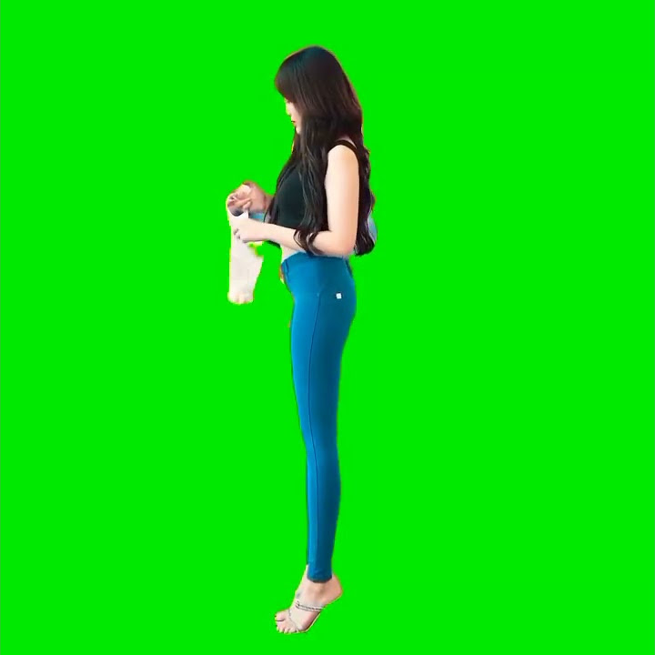 Green Screen cewek cantik imut ❗#cewekcantik #imut #terpesona