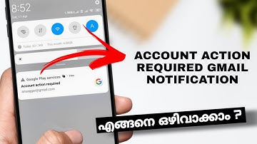 How To Remove Account Action Required Notification From Google Gmail In Android Phone | Malayalam