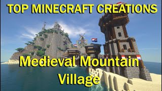 The Weeks Top Minecraft Creations | Medieval Mountain Village | screenshot 5