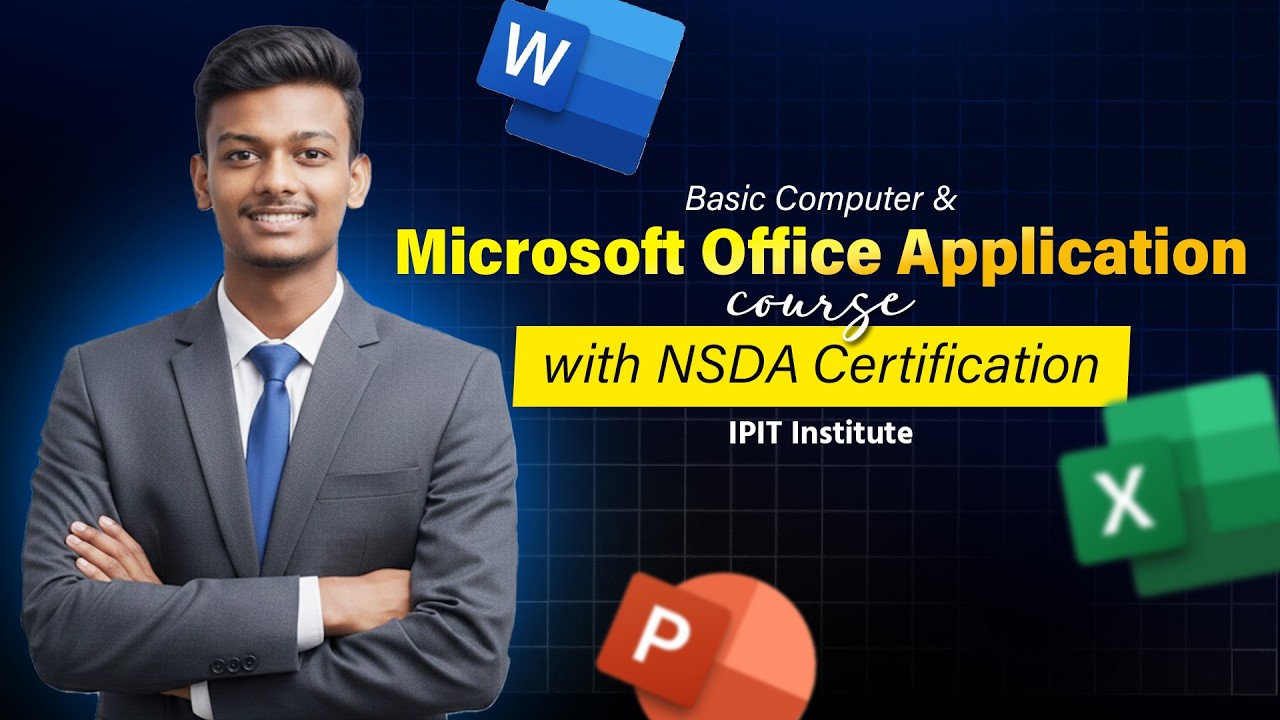 Basic Computer & Office Application Course with NSDA Certificate | IPIT ...
