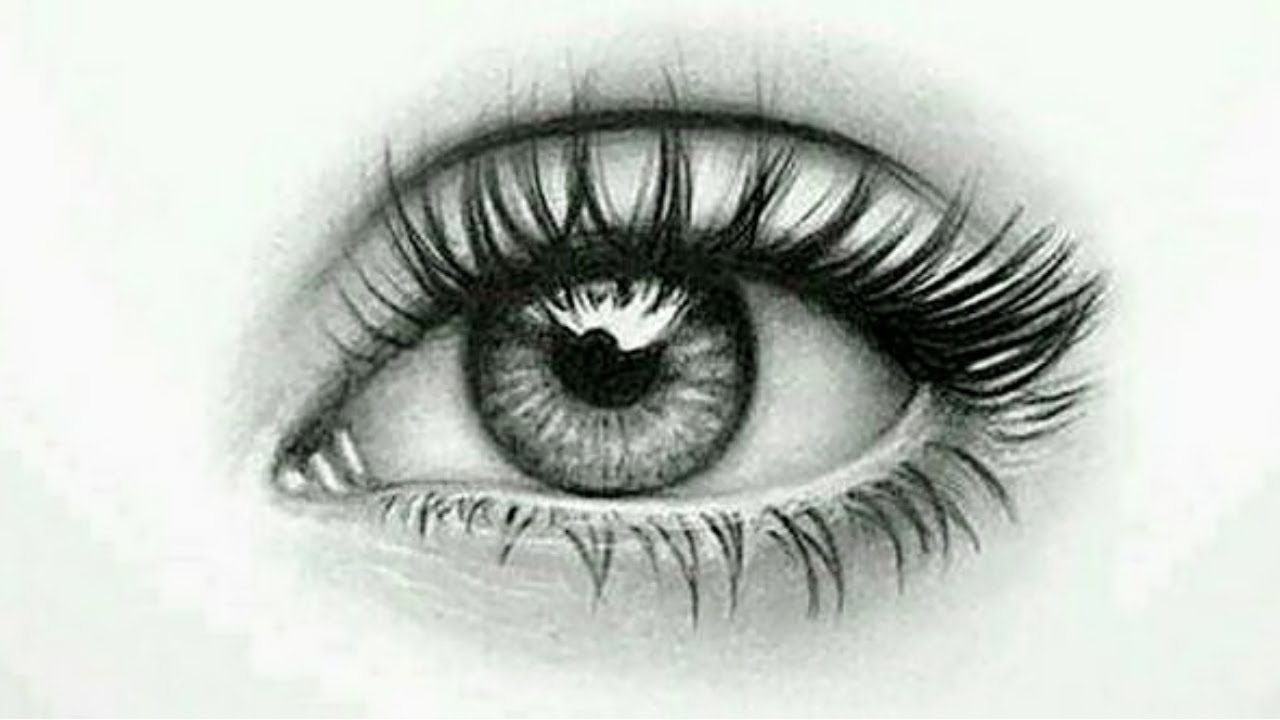 How To Draw Realistic Eyes Step By Step Tutorial Youtube