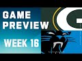 Green Bay Packers vs. Carolina Panthers | 2023 Week 16 Game Preview