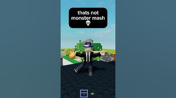 Thumbnail of wrong song monster mash 😐 #roblox #monstermash