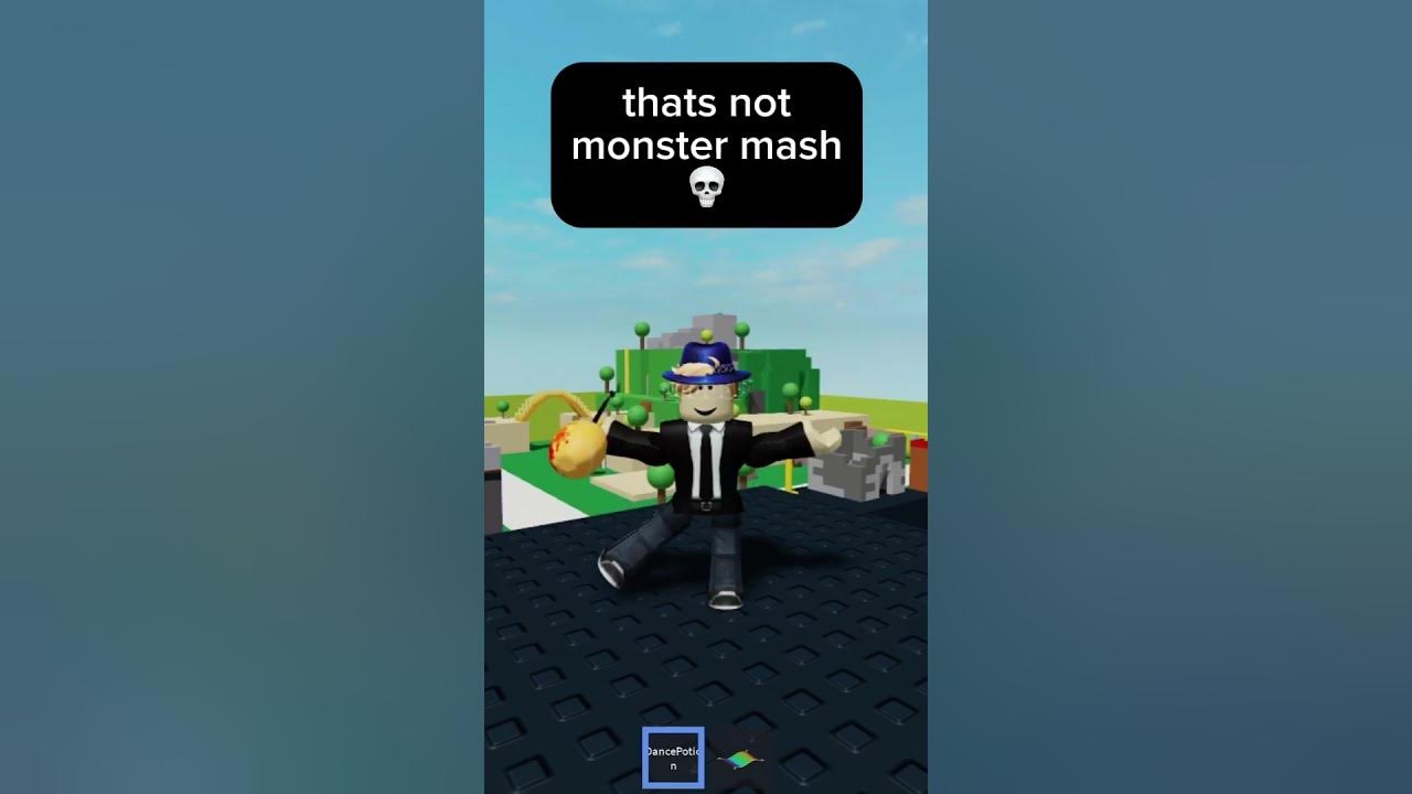wrong song monster mash 😐 #roblox #monstermash