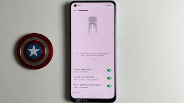 How to enable/disable 3 finger swipe down to take phone screenshots on OPPO A95 Android 11