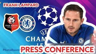 THIAGO SILVA \& HAVERTZ IN ~ FRANK LAMPARD PRESS CONFERENCE ~ RENNES VS CHELSEA