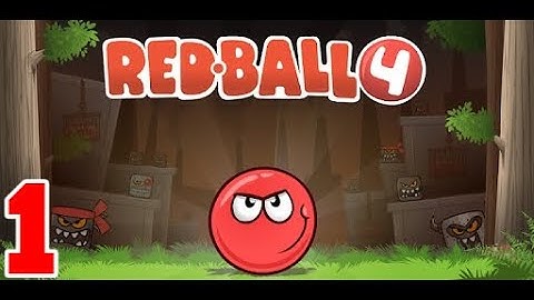 Red Ball 4 - Gameplay Walkthrough Part 1 - Level 1 - 8 ( iOS / Android )