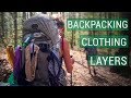 Backpacking Clothes (Underwear, Base Layers, Hiking Shirts/Pants, Mid Layers, Rainwear)