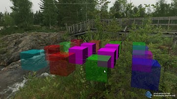 Weighted blended order-independent transparency