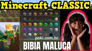 MINECRAFT CLASSIC NO POKI ENQUANTO MEU PAI TA FAZENDO O ALMOÇO #poki # minecraft 