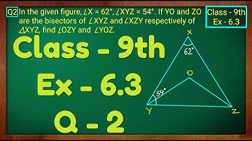 Class - 9th, Ex - 6.3, Q 2 (Lines and Angles) Maths NCERT CBSE